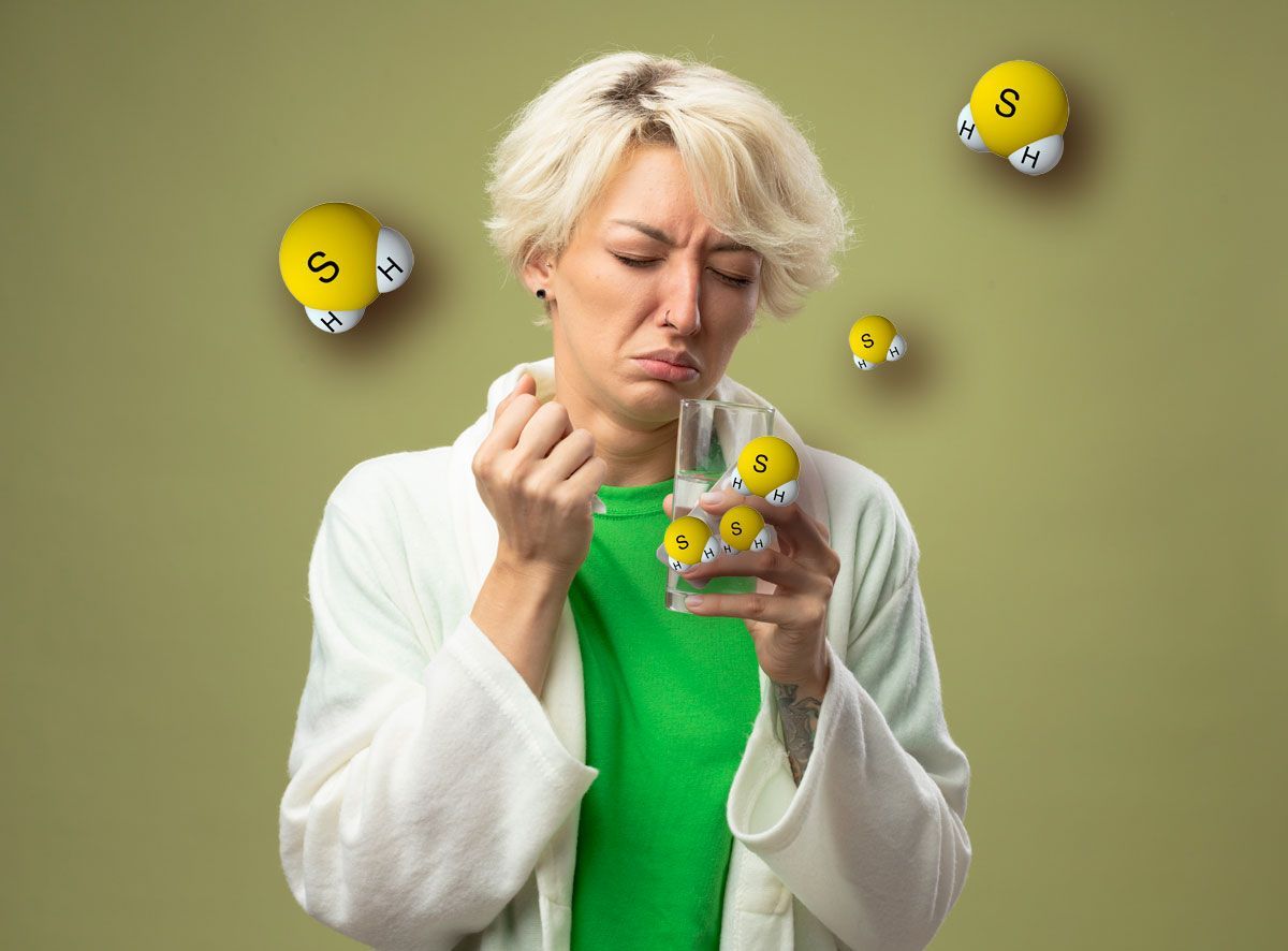 Вода из скважины пахнет сероводородом, что делать